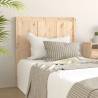 Bed Headboard 80.5x4x100 cm Solid Pine Wood Colour natural Size 80.5 x 100 cm Quantity in Package 1 