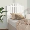 Bed Headboard White 81x4x110 cm Solid Wood Pine Colour white Size 81 x 110 cm Quantity in Package 1 