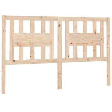 Stylish Solid Wood Pine Headboard 146x4x100 cm | HipoMarket