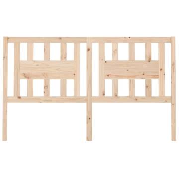 Stylish Solid Wood Pine Headboard 146x4x100 cm | HipoMarket