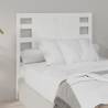 Headboard White 106x4x100 cm Solid Wood Pine Colour white Size 106 x 100 cm Quantity in Package 1 