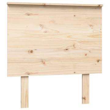 Stylish Solid Wood Pine Bed Headboard - 79x6x82.5 cm