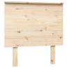 Stylish Solid Wood Pine Bed Headboard - 79x6x82.5 cm