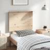 Stylish Solid Wood Pine Bed Headboard - 79x6x82.5 cm