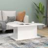 Coffee Table White 102x55.5x40 cm Engineered Wood Colour white Size 102 x 55.5 x 40 cm Quantity in Package 1 