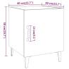 High Gloss White Bedside Cabinets - 2 pcs for Elegant Interiors