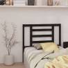 Black Solid Pine Bed Headboard - Stylish & Modern Design