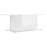 High Gloss White Coffee Table - Stylish & Durable | Hipomarket