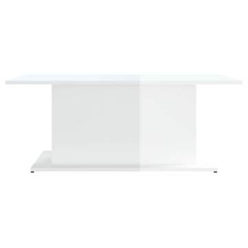 High Gloss White Coffee Table - Stylish & Durable | Hipomarket