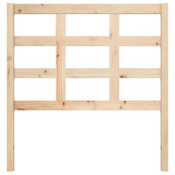 Stylish Solid Pine Bed Headboard | 95.5x4x100 cm