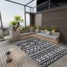 Outdoor Rug Black 190x290 cm PP Colour black pattern Size 190 x 290 cm Quantity in Package 1 