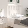 Headboard White 96x4x100 cm Solid Wood Pine Colour white Size 96 x 100 cm Quantity in Package 1 