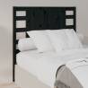 Headboard Black 96x4x100 cm Solid Wood Pine Colour black Size 96 x 100 cm Quantity in Package 1 