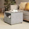 Coffee Table Concrete Grey 55x55x40 cm Engineered Wood Colour concrete grey Quantity in Package 1 