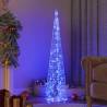 Acrylic Decorative LED Light Cone Blue 120 cm Colour blue Size 120 cm Quantity in Package 1 Model with battery 