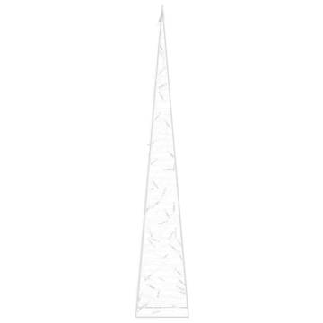 Acrylic Decorative LED Light Cone Warm White - 90 cm