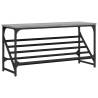 Shoe Rack Grey Sonoma - Stylish Storage Solution | Hipo Market