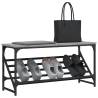 Shoe Rack Grey Sonoma - Stylish Storage Solution | Hipo Market