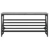 Shoe Rack Grey Sonoma - Stylish Storage Solution | Hipo Market