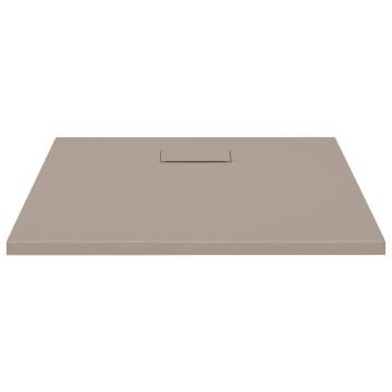 SMC Brown Shower Base Tray 80x80 cm - Durable & Stylish