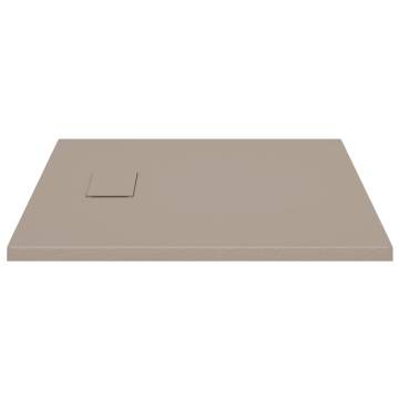 SMC Brown Shower Base Tray 80x80 cm - Durable & Stylish