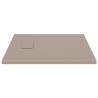 SMC Brown Shower Base Tray 80x80 cm - Durable & Stylish