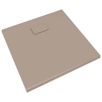 SMC Brown Shower Base Tray 80x80 cm - Durable & Stylish