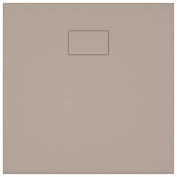 SMC Brown Shower Base Tray 80x80 cm - Durable & Stylish