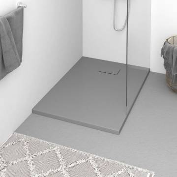 Shower Base Tray SMC Grey 100x70 cm | Hipomarket