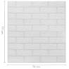 3D Self-Adhesive Wallpaper Bricks - 10 Pcs White | HipoMarket