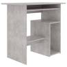 Modern Concrete Grey Desk - Compact Design for Workspaces