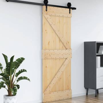 NARVIK Solid Pine Door 70x210 cm - Stylish & Secure