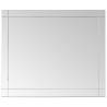 Wall Mirror 80x60 cm - Modern Glass Design | HipoMarket