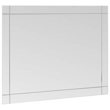 Wall Mirror 80x60 cm - Modern Glass Design | HipoMarket