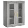 Wall Mounted Cabinet Grey Sonoma - Stylish Storage Solution