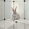 Small Animal Cage Transparent - Spacious & Safe for Pets