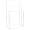 Freestanding Towel Rack White - Stylish Bathroom Storage