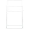 Freestanding Towel Rack White - Stylish Bathroom Storage