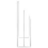 Freestanding Towel Rack White - Stylish Bathroom Storage