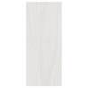 Elegant White Book Cabinet - Solid Pinewood Storage Solution