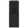 Book Cabinet Black 60x24x63 cm - Modern Engineered Wood Design