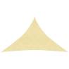 Beige HDPE Sunshade Sail 3x3x4.2m - 90% UV Protection