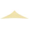 Beige HDPE Sunshade Sail 3x3x4.2m - 90% UV Protection