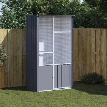 Bird Cage Anthracite 115x78x200 cm - Durable Galvanised Steel