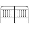 Metal Headboard Black 180 cm - Stylish & Sturdy Design