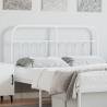 Metal Headboard White 150 cm Colour white Size 150 cm Quantity in Package 1 