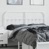 Stylish Metal Headboard White 150 cm for Your Bedroom