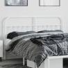 Stylish White Metal Headboard 180 cm for Bedroom | HipoMarket