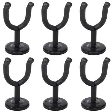 Guitar Wall Mount Hanger Set - 6 pcs | Hipomarket