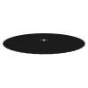 Jumping Mat Fabric Black for 10ft Round Trampoline - Durable